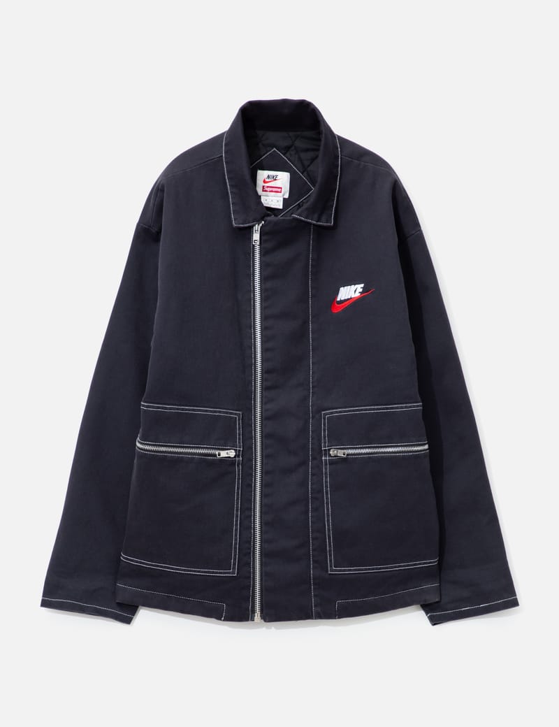 Supreme - Nike Double Zip Quilted Work Jacket | HBX