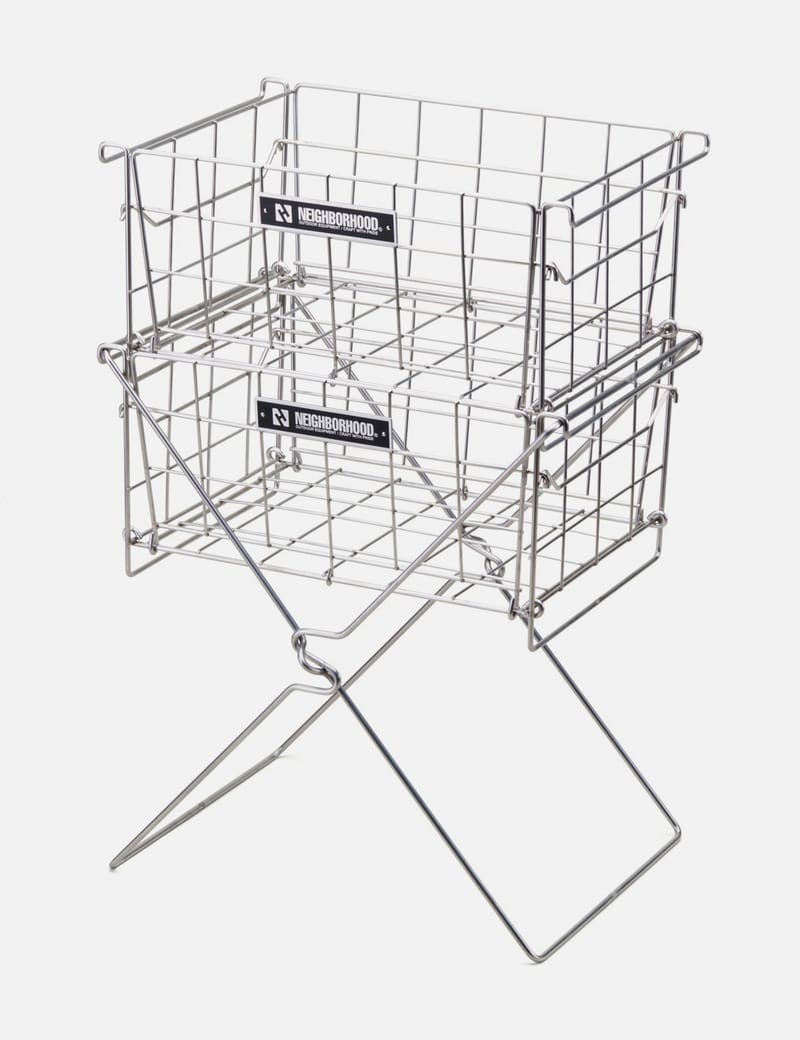 NEIGHBORHOOD - FOLDING BASKET & STAND SET | HBX