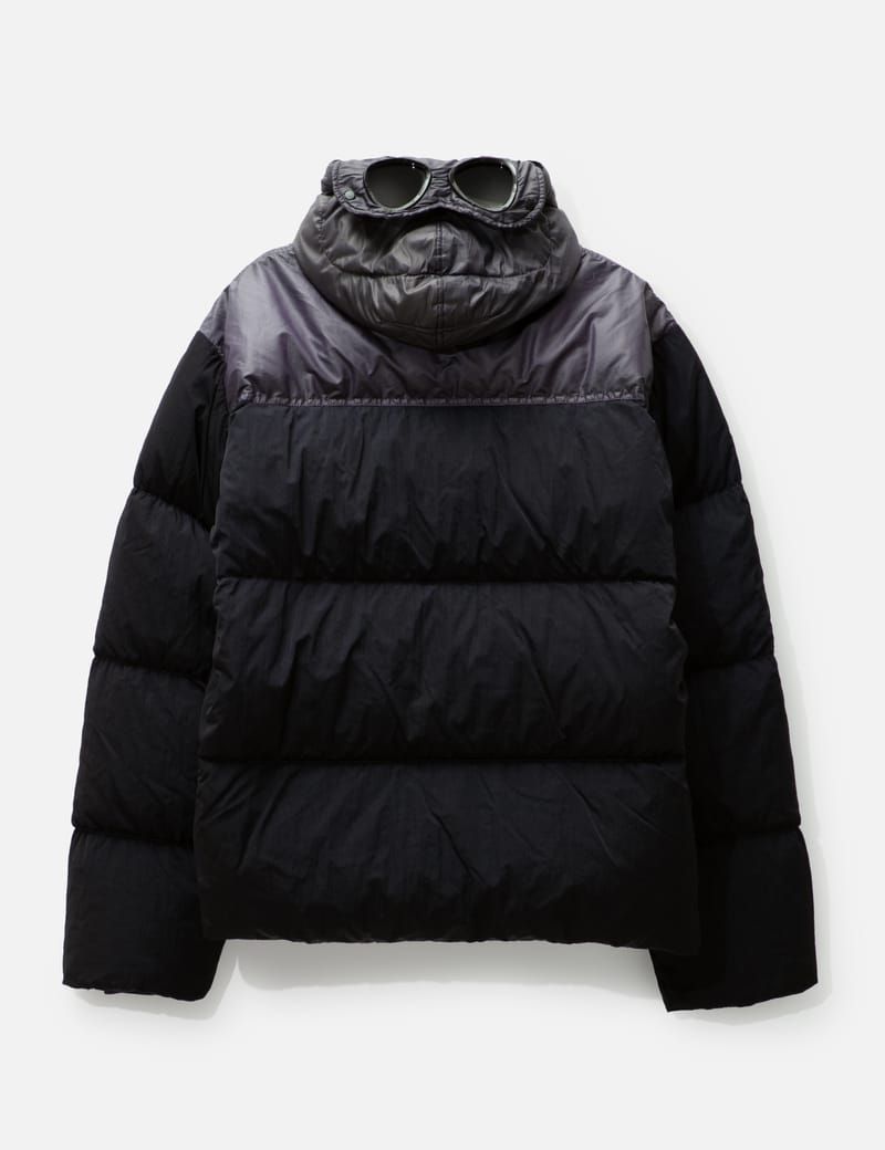 シーピーカンパニー - ECO CHROME-R MIXED GOGGLE DOWN JACKET | HBX