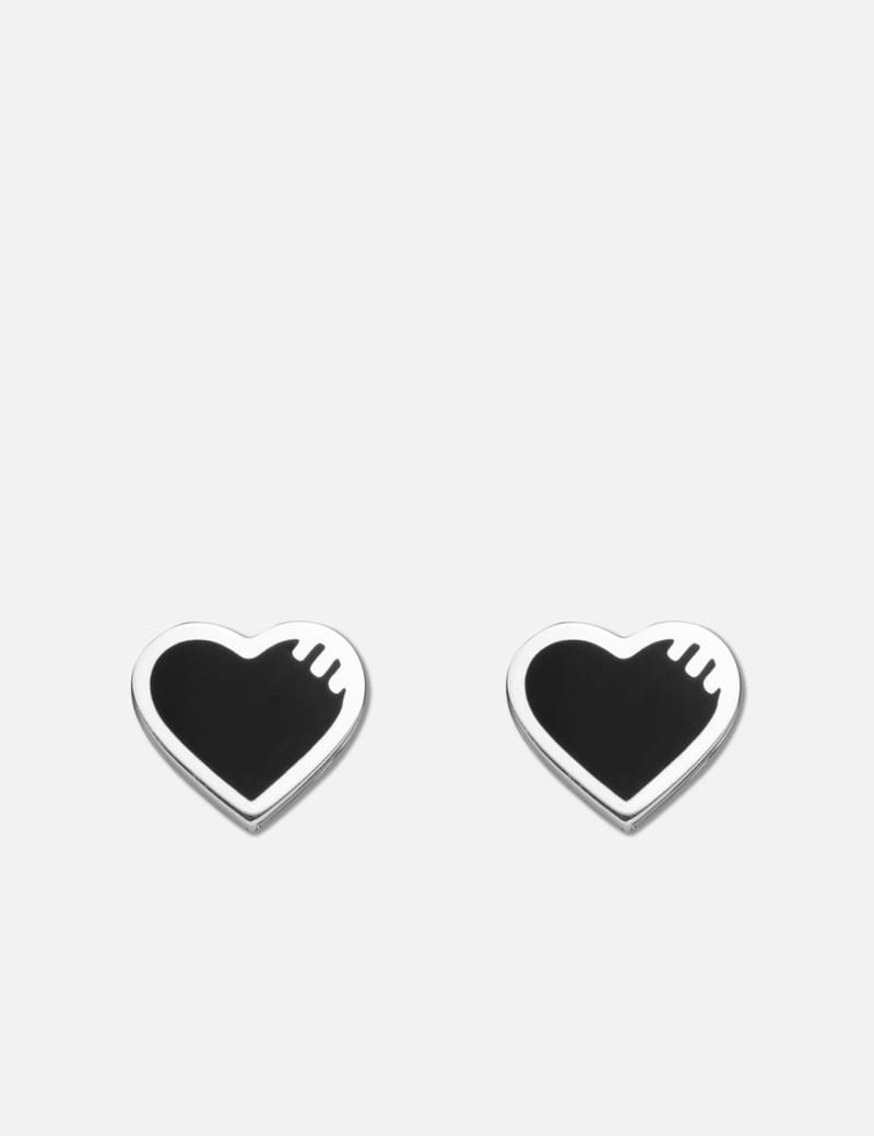 Human Made - HEART SILVER EARRING | HBX