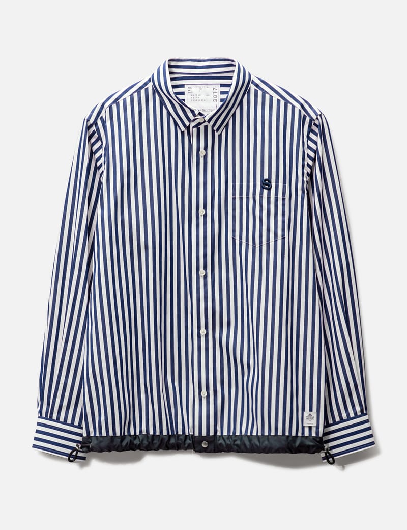 Sacai - Sacai X Thomas Mason Poplin Shirt | HBX