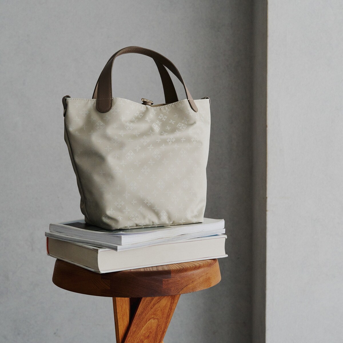 ナイロンジャガード2WAYミニトートバッグ(SF-260) | ラシット(russet