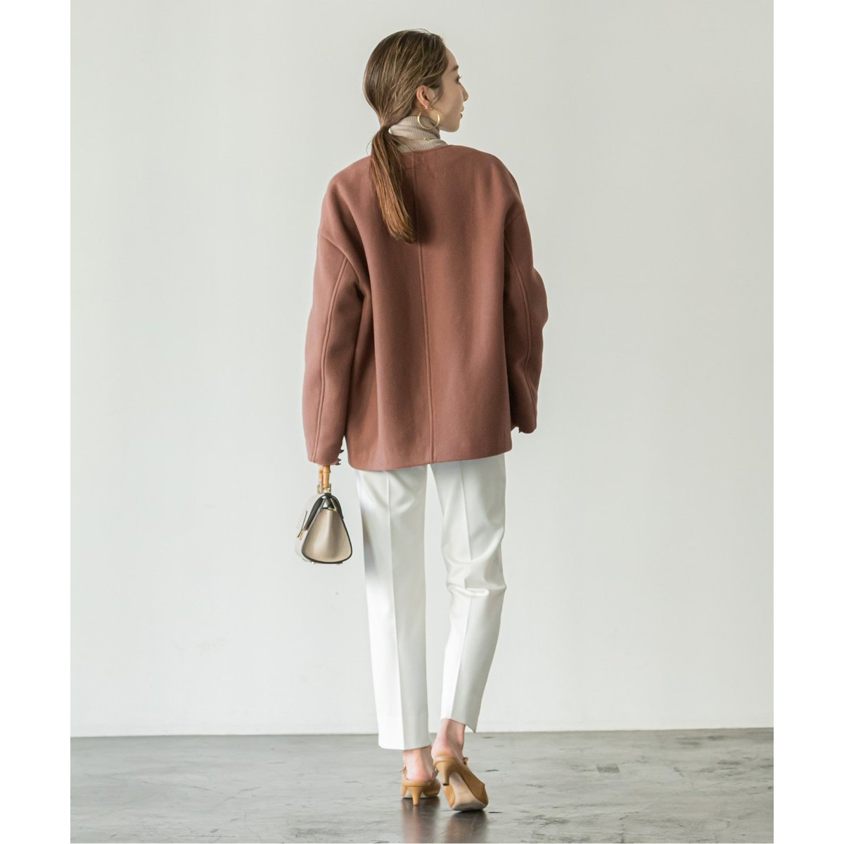 追加》MTRカラーレスジップショートコート | ノーブル(Noble) | マルイ