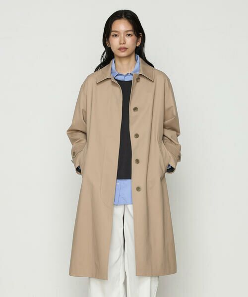 セール】 コットンダブルクロスストレッチ コート （ステンカラー