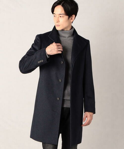 セール】 アンゴラウール・イタリアンカラー コート （ダッフルコート