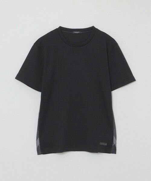 セール】 テクスチャータックサイドチェックTシャツ （カットソー