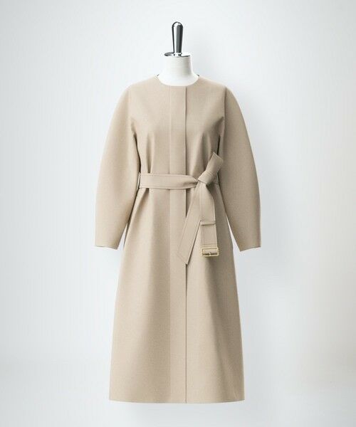 セール】 撥水ツイルノーカラーコート （トレンチコート）｜ANAYI
