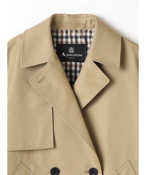 SHORT TRENCH COAT （その他アウター）｜Aquascutum / アクアスキュー