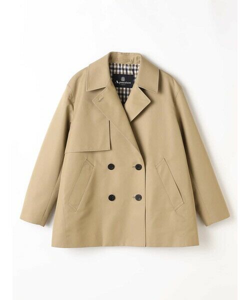 SHORT TRENCH COAT （その他アウター）｜Aquascutum / アクアスキュー