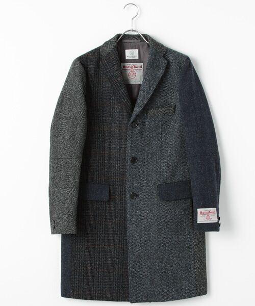 BY HARRIS TWEED クレイジー チェスターコート （その他アウター