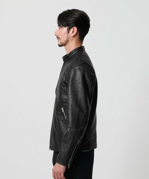 WEB限定 WARDROBE SMART】 シープ シングル ライダースジャケット