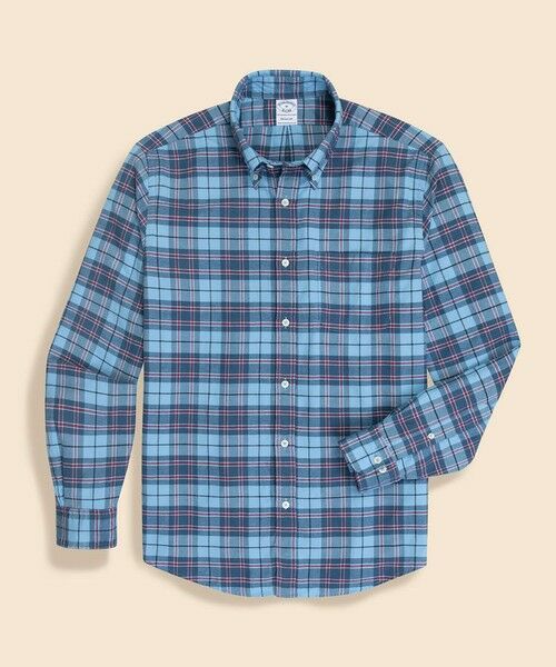 セール】 フランネル タータンチェック カジュアルシャツ Regular Fit