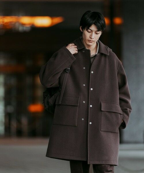セール】 SENTDALE WOOL ダッフルコート （ダッフルコート）｜green