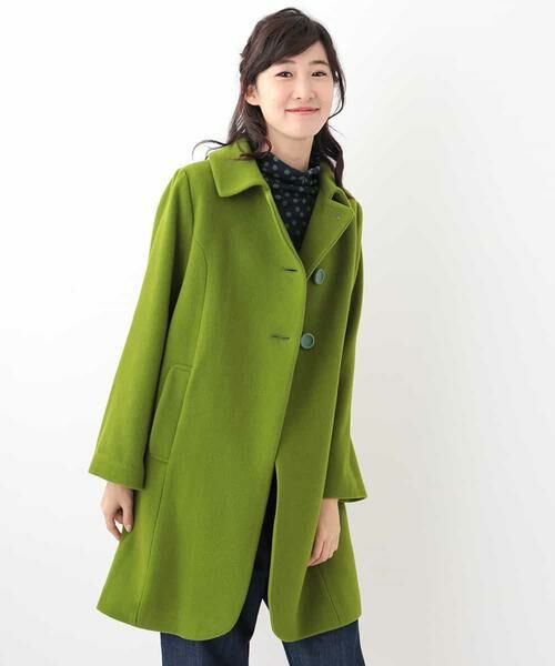 セール】 カラフルモッサ デザインロングコート （その他アウター