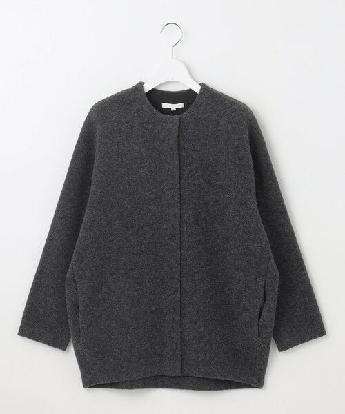 セール】 【洗える】ブークレーニット アウター （カーディガン