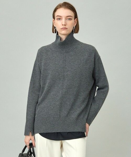新色追加】ソフトカシミヤミックス ハイネックニット （ニット