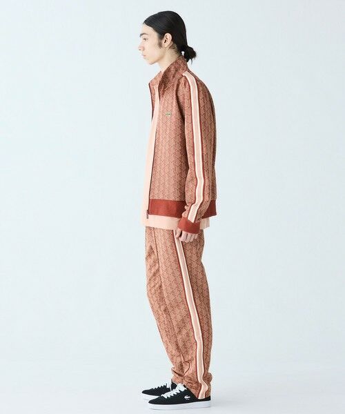 サイドテーピングモノグラムジャカードトラックパンツ （チノ・ワーク