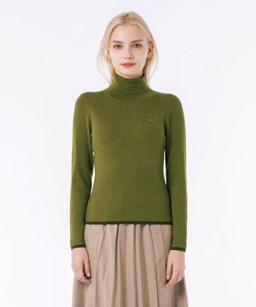 セール】 スリムフィット ウール ウォッシャブル タートルネック