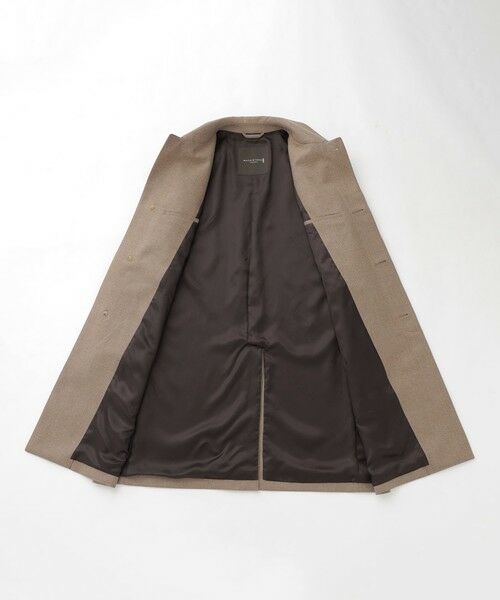 DUNFORD】【Loro Piana Fabric】ウールツイルステンカラーコート