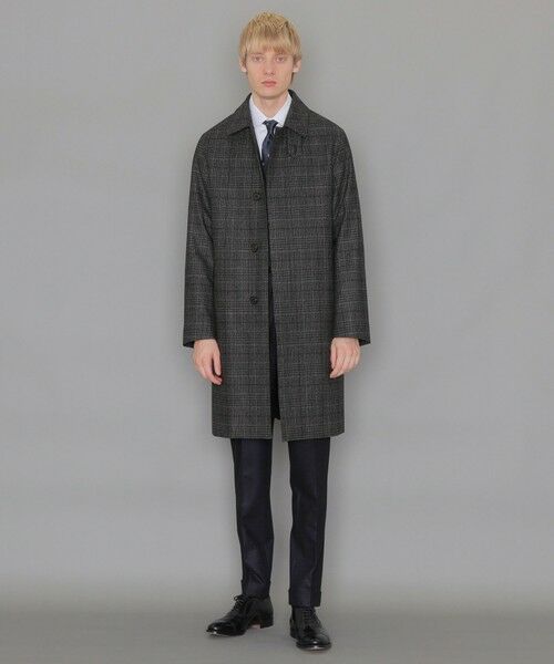 DUNFORD】【Loro Piana Fabric】グレンチェックウールステンカラー