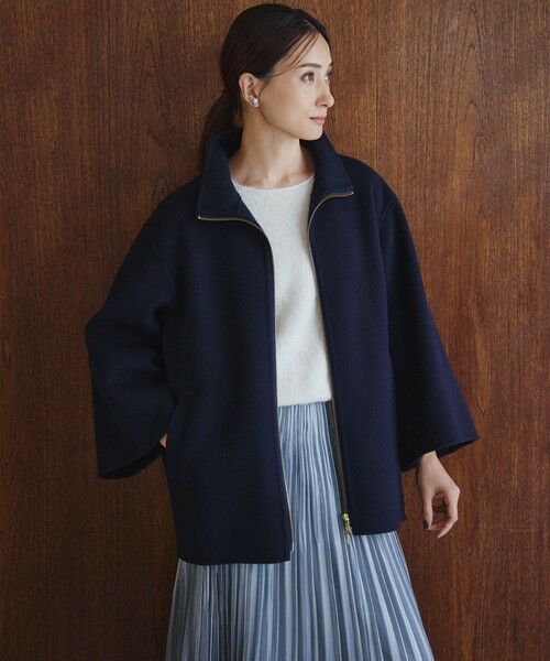 セール】 ウールリバー スタンドカラーコート （その他アウター）｜S