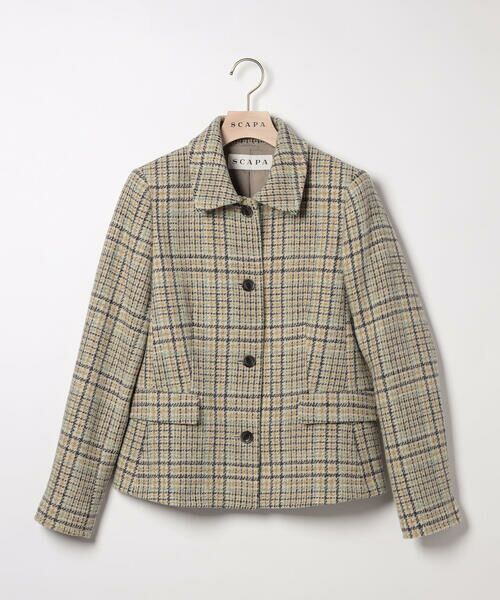 セール】 ハリスツイードジャケット （テーラードジャケット）｜SCAPA