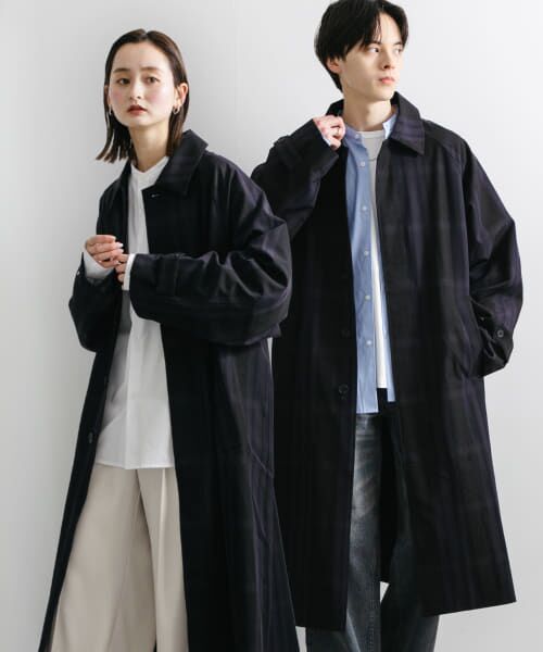 セール】 『ユニセックス』バルマカーンロングコート （ステンカラー