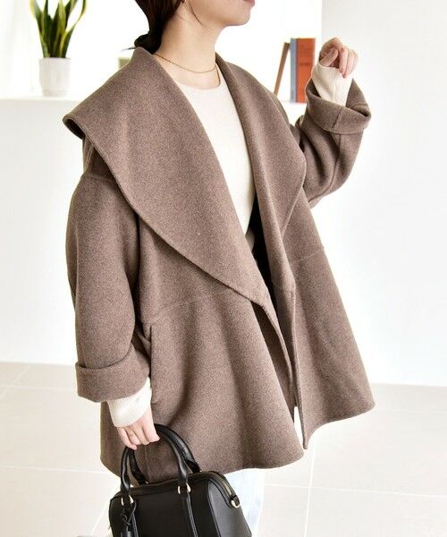 quaranciel: リバー ケープ ショート コート 25AW （その他アウター