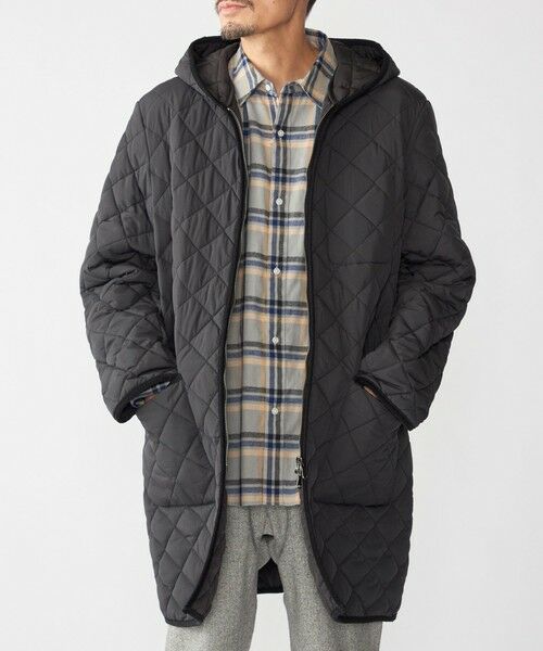 セール】 SHIPS:〈手洗い可能〉NETPLUS(R) キルティング フード コート