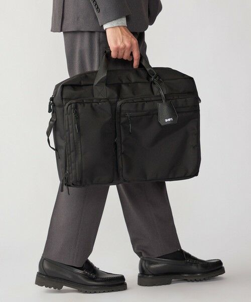 WEB限定】SHIPS: 3WAY ビズ ワイド ブリーフ バッグ （ビジネスバッグ