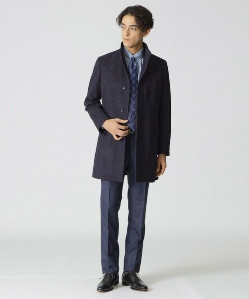 Nikkei magazine掲載】カシミヤ混スタンドカラーコート （その他