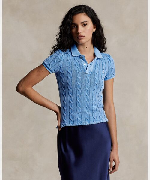 ケーブルニット ポロシャツ （ポロシャツ）｜POLO RALPH LAUREN / ポロ