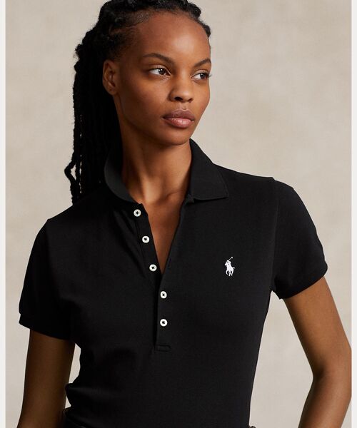 スリム フィット ストレッチ ポロシャツ （ポロシャツ）｜POLO RALPH