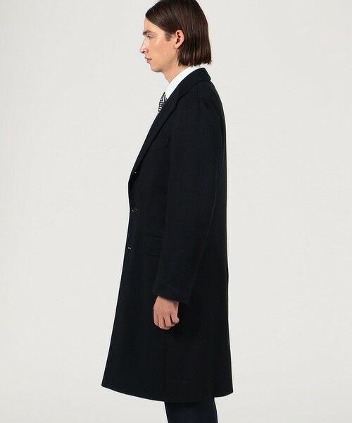 セール】 カシミヤ チェスターコート PIACENZA （ステンカラーコート