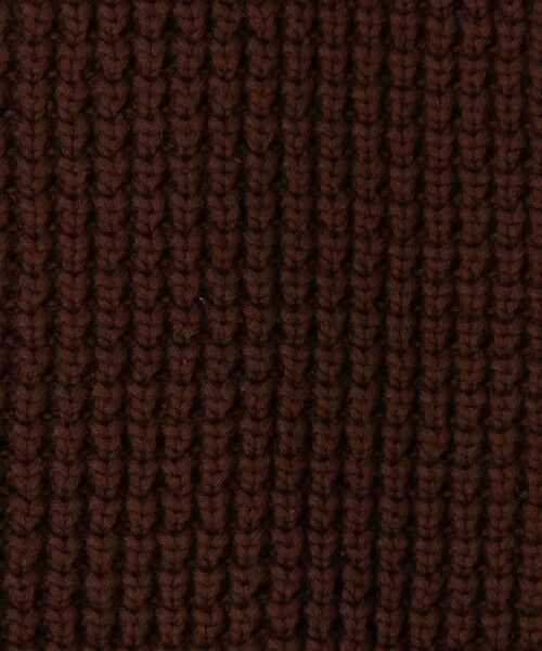 CABaN コットンカシミヤワッフル モックネックプルオーバー （ニット