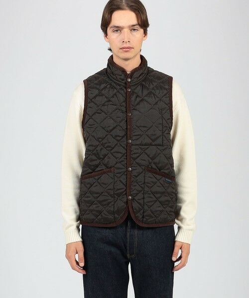 LAVENHAM Mickfield Mens 22 Rc ポリエステル キルティングベスト