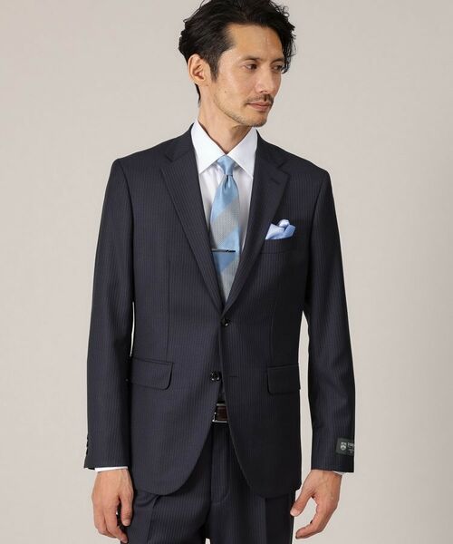 セール】 【DORMEUIL AMADEUS365】ピンストライプ スーツ