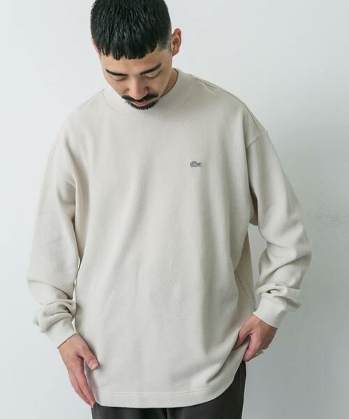 セール】 『別注』LACOSTE×DOORS thick pique mock long-sleeve （T