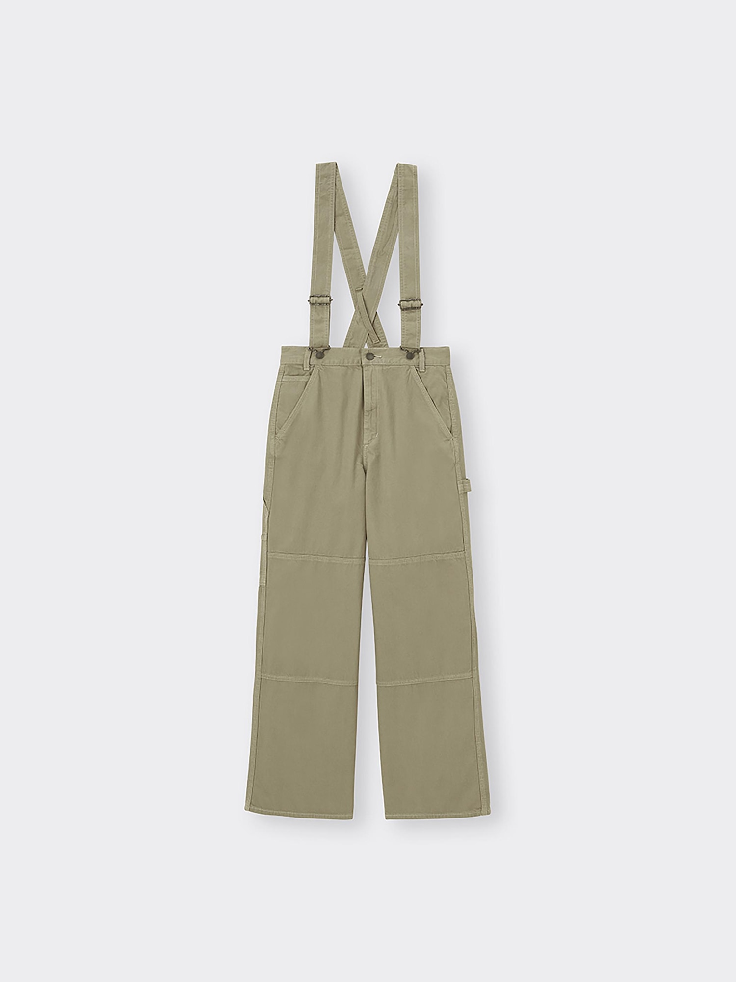 GU公式 | サスペンダー付きワイドパンツ+E