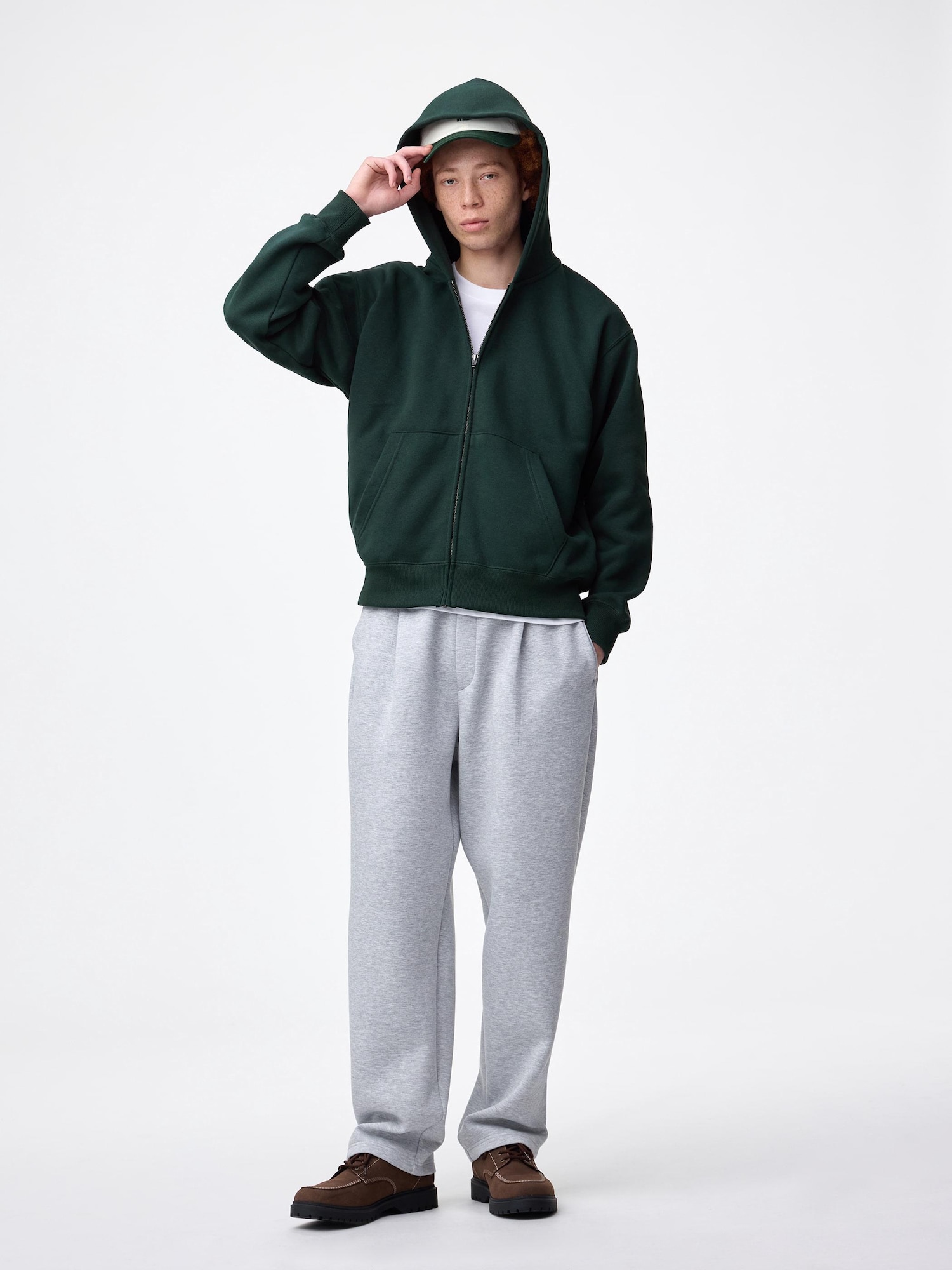 GU公式 | ヘビーウェイトスウェットフルジップパーカ