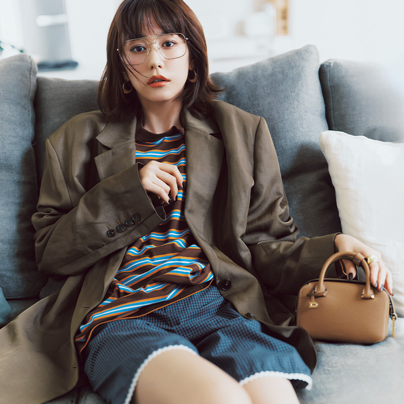 トレンドはコスパ服でお試し！』堅実派・桐谷美玲さんの最新オシャレ3