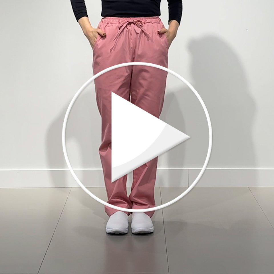 6012SC レディスストレートパンツ（PANTONE）｜医療用白衣・介護