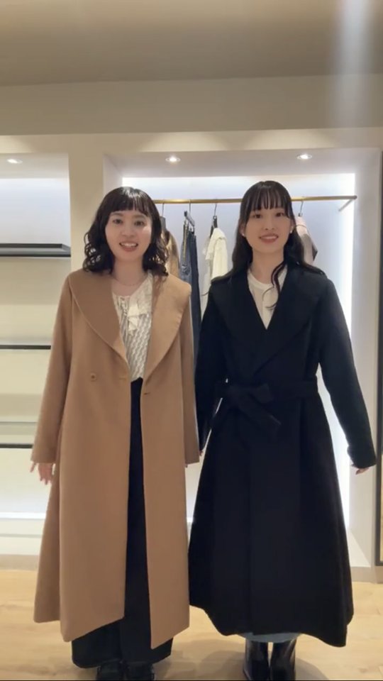 ROPÉ(ロペ) / プレミアムカシミヤ ショールカラーコート【25AW
