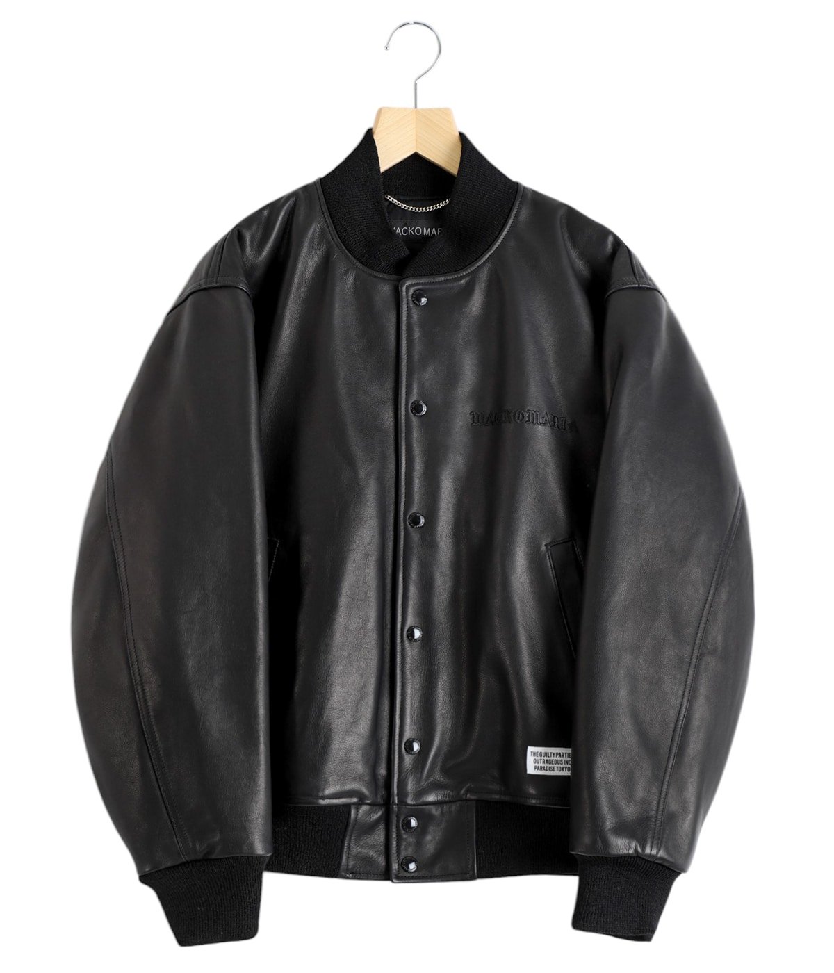 LEATHER VARSITY JACKET -A- ( TYPE-1 ) | WACKO MARIA(ワコマリア