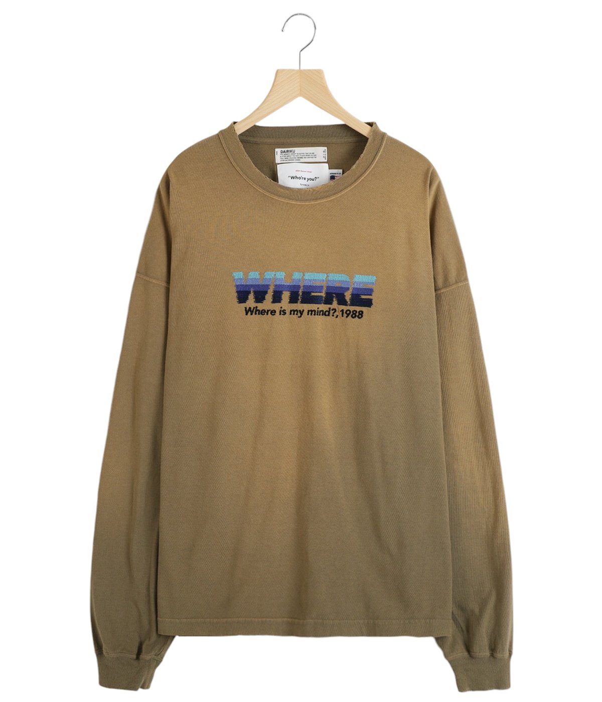 WHERE“ Vintage Theme Tee | DAIRIKU(ダイリク) / トップス カットソー