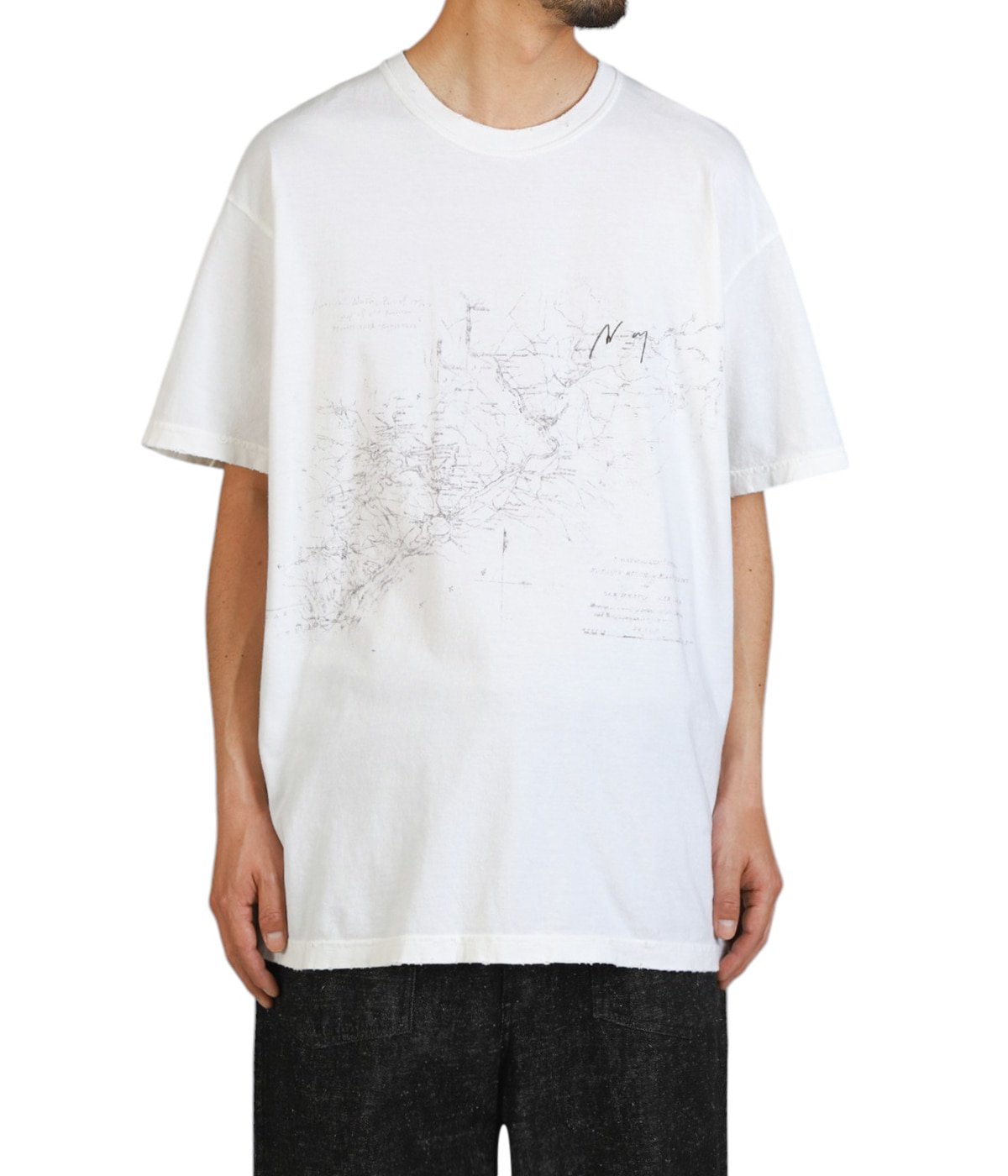 OLDMAP T-SHIRT | ANCELLM(アンセルム) / トップス カットソー半袖・T