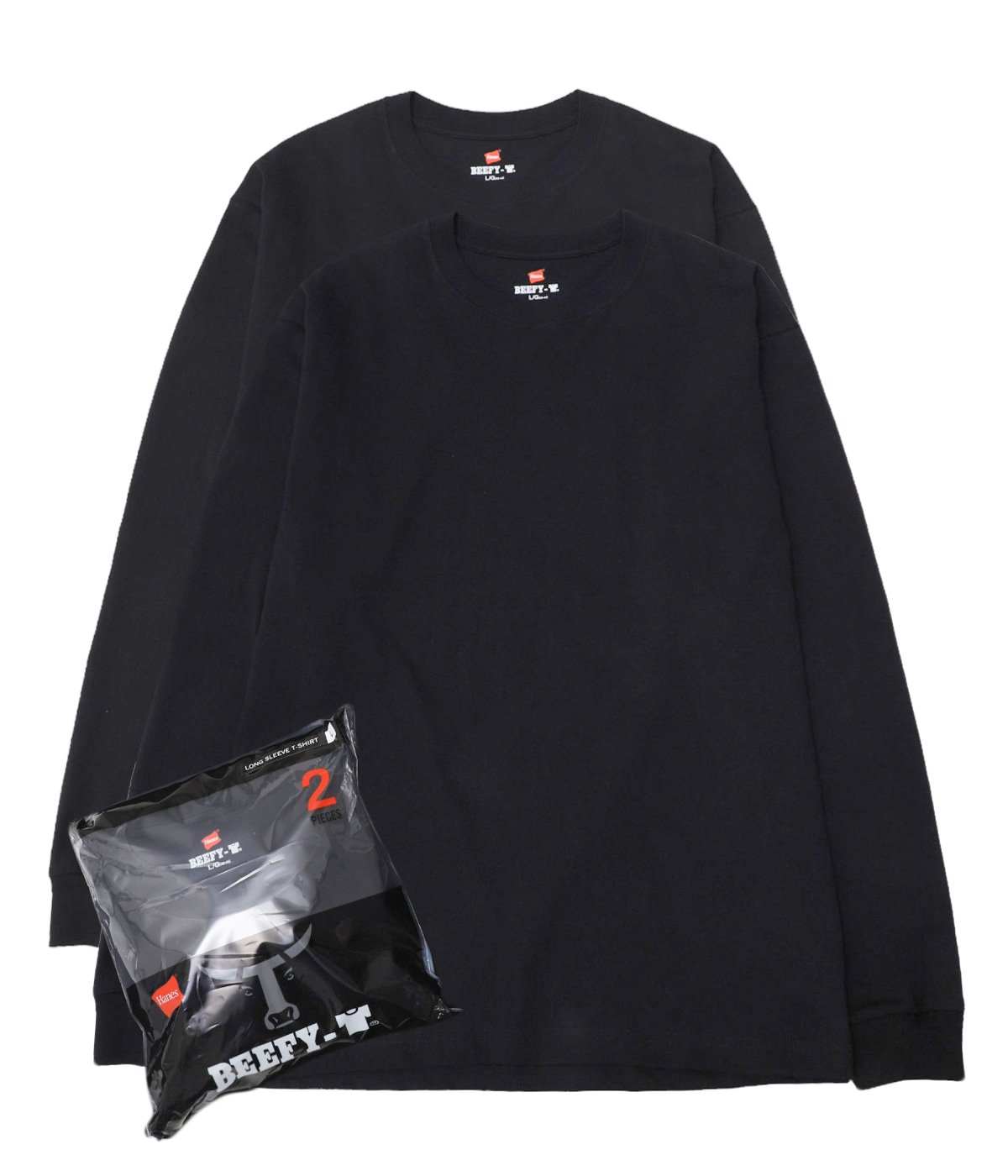 BEEFY LONG SLEEVE T-SHIRT 2P | Hanes(ヘインズ) / トップス