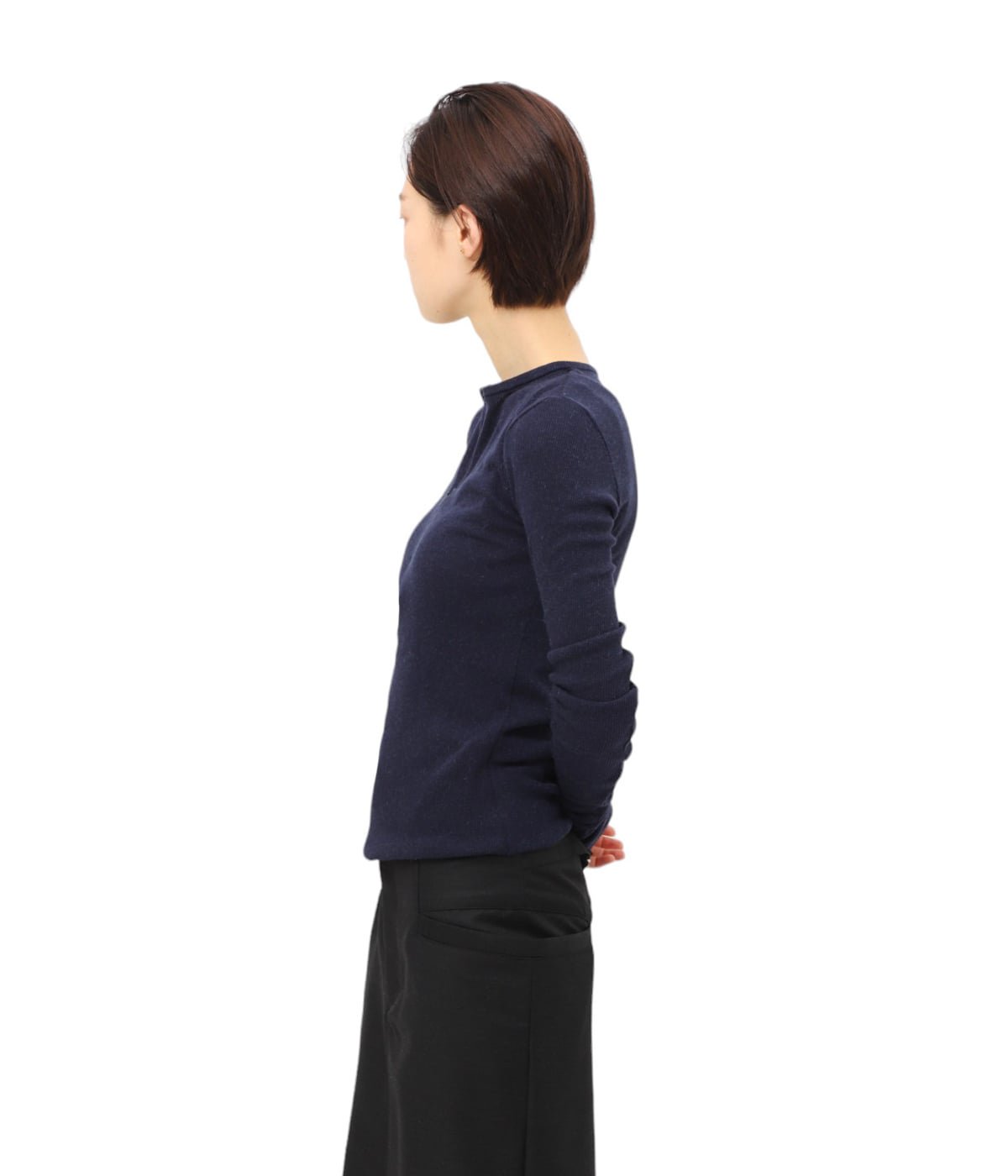 レディース】別注 Open L/S Tee | INSCRIRE(アンスクリア) / トップス