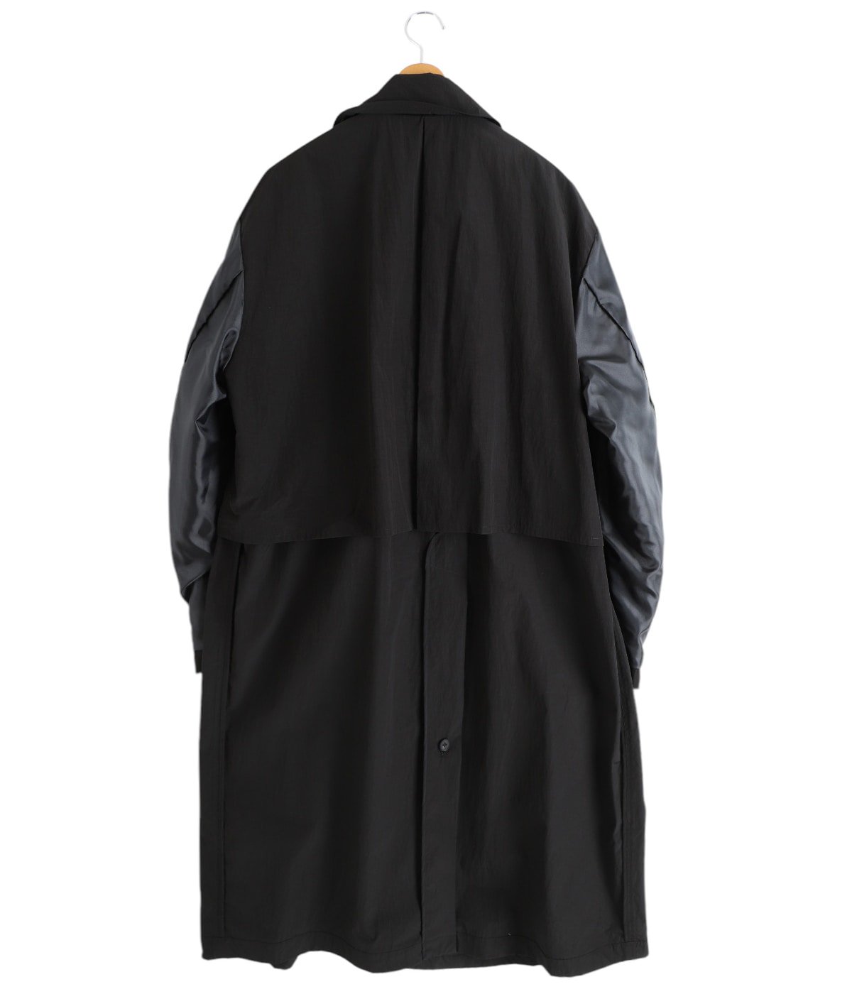 WINDPROOF NYLON DOUBLE BREASTED COAT | ssstein(シュタイン