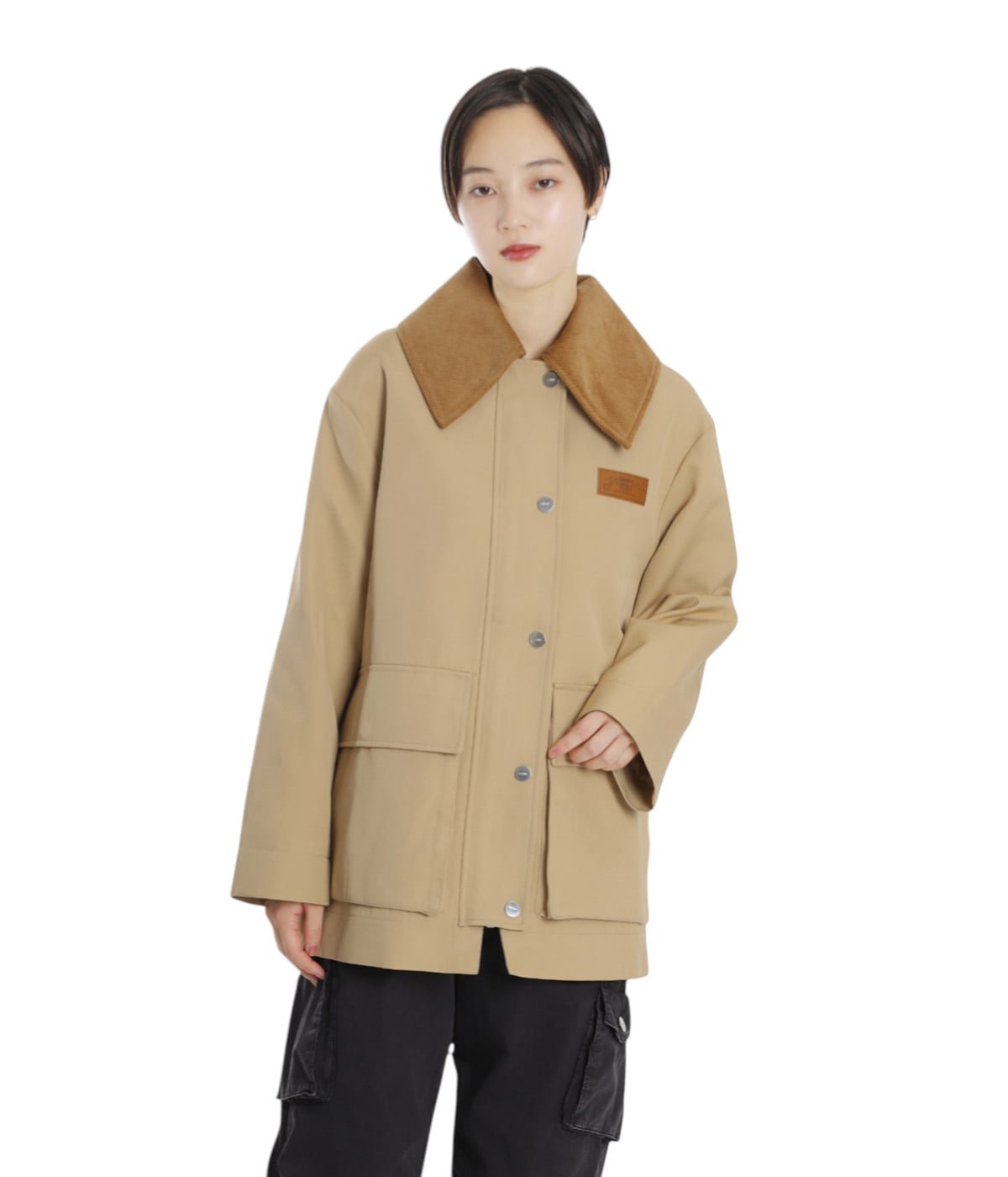 レディース】Heavy Twill Midi Jacket | GANNI(ガニー) / アウター
